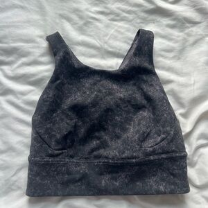 Lululemon Black and Gray Sports Bra